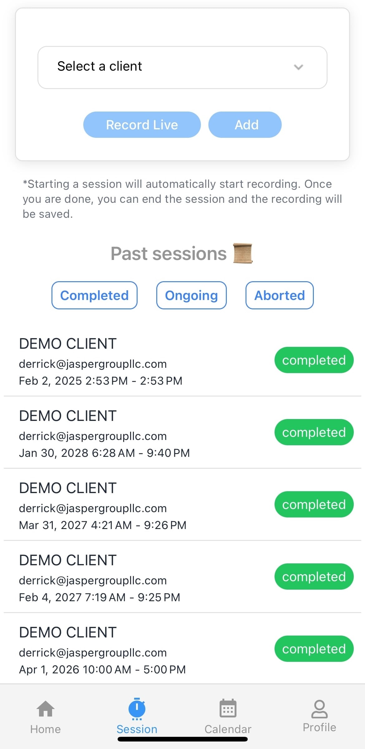 Mobile app for supported living care team staff